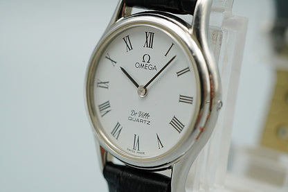 *N MINT* Vintage 1981 OMEGA De Ville Cal.1365 Ref.191.0097 Qz 24mm Women Watch