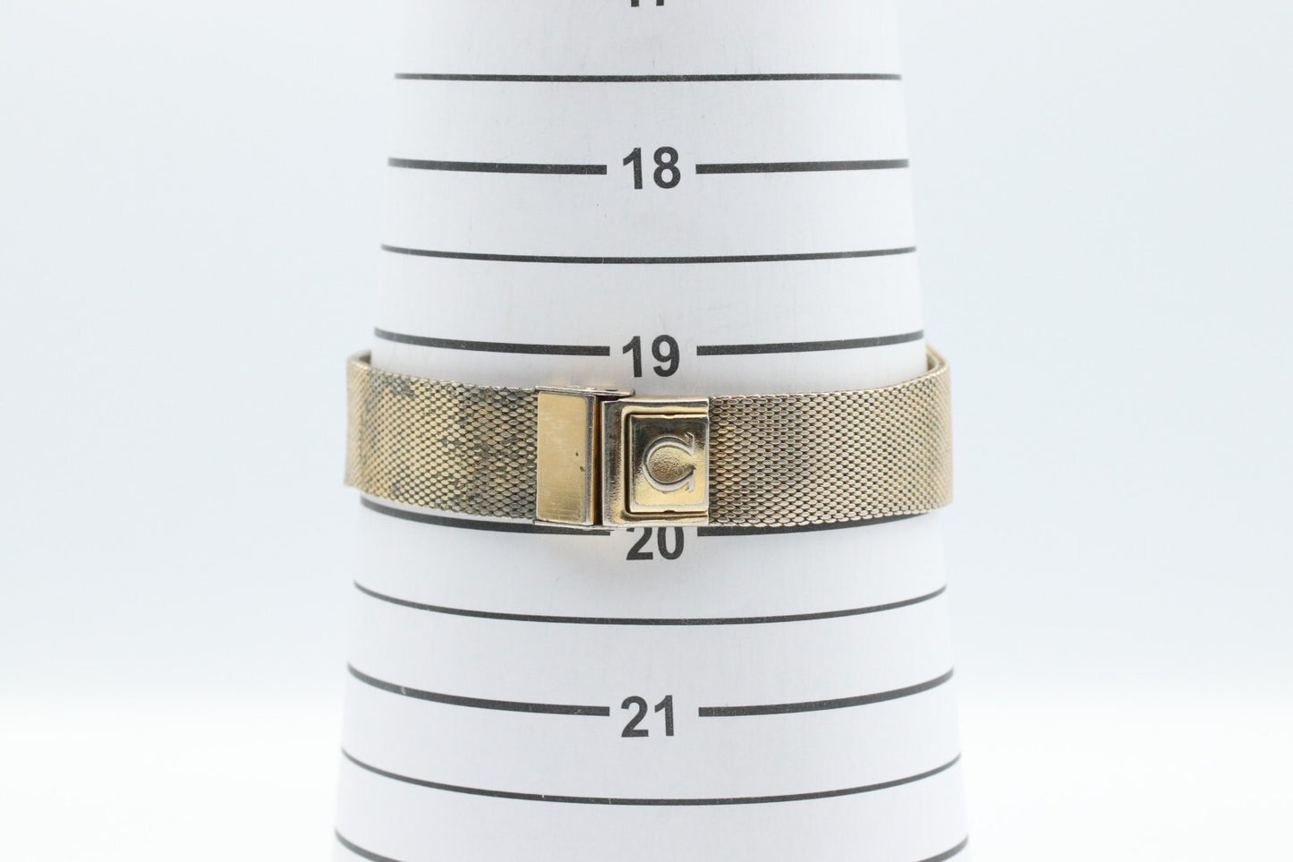 *Exc+4* Vintage OMEGA De Ville Cal.1330 Quartz Gold Dial Rectangle Women Watch