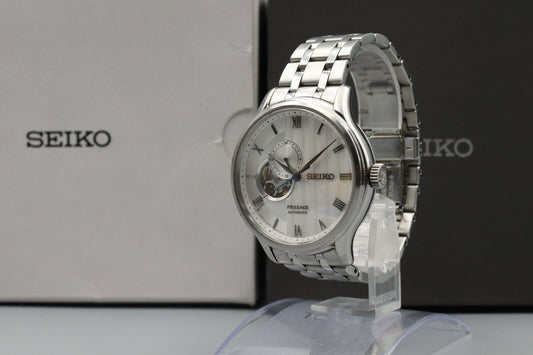 *MINT Box* SEIKO Presage 4R39-00W0 Automatic White Dial Mens Watch From JAPAN