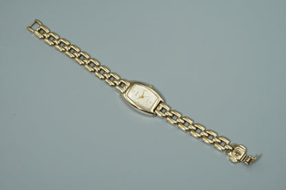 *Exc+5* Vintage 1990 SEIKO LUCENT 4N21-5280 Qz White Rectangle 18mm Women Watch