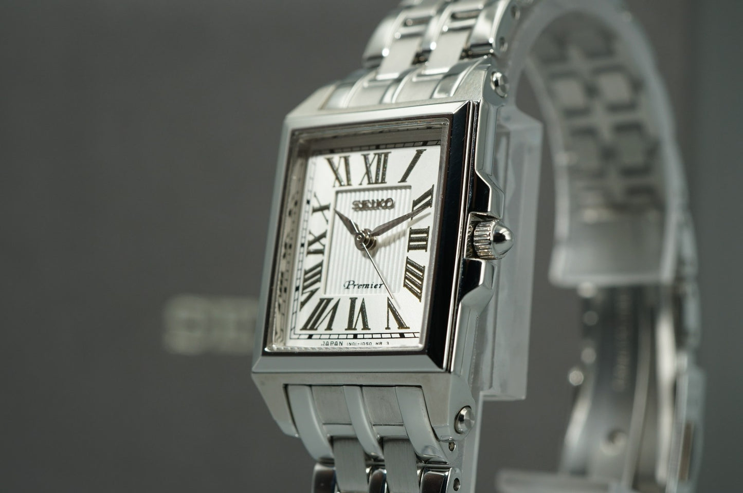 *MINT* SEIKO Premier 1N01-0RJ0 Quartz White Dial Square 22mm Women,Ladies Watch