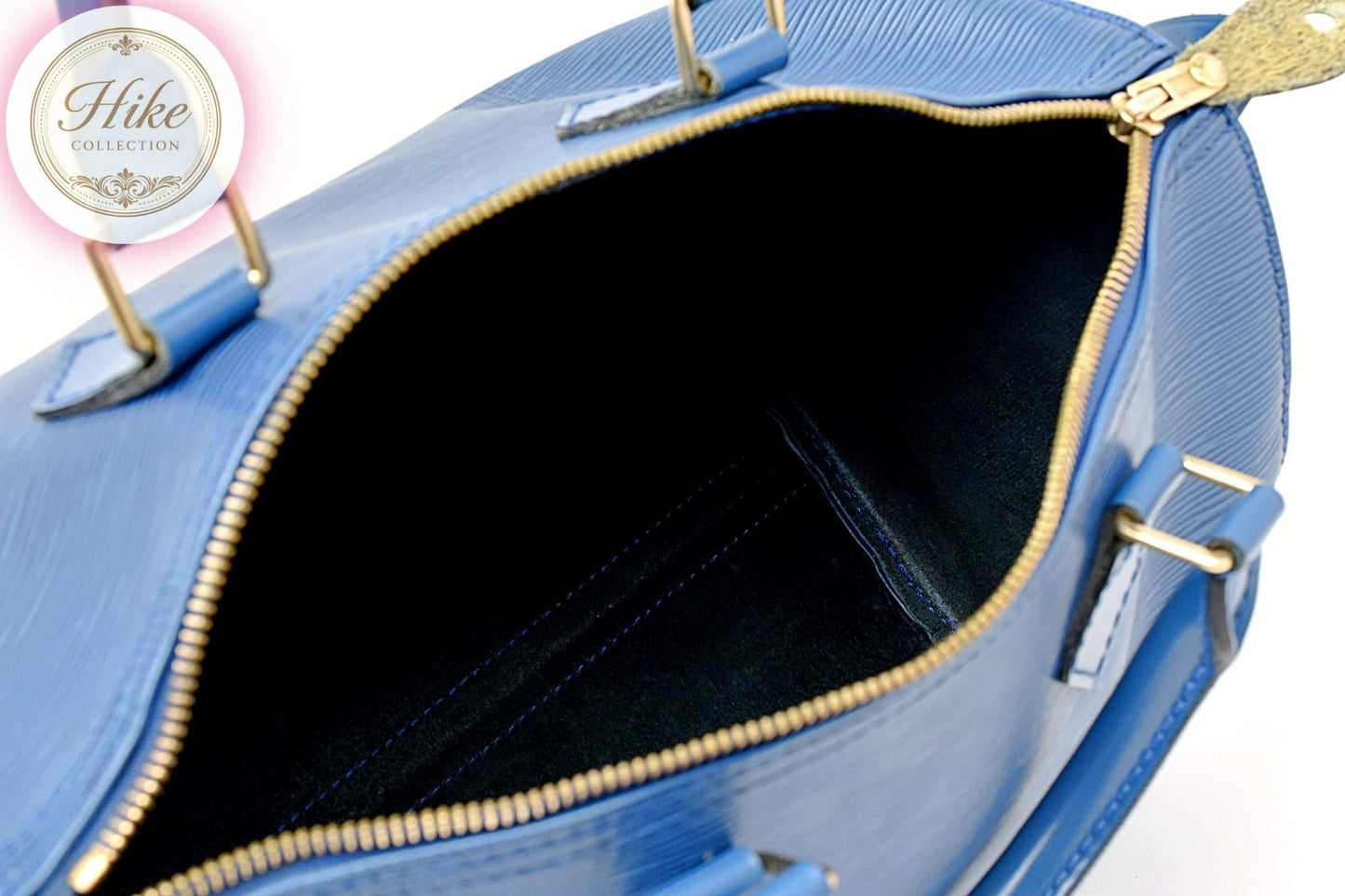 Louis Vuitton Speedy 30 Epi Toledo Blue Handbag M43005  Authentic Condition *SA*