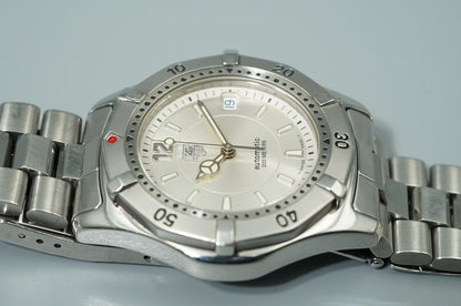 Vintage TAG HEUER 2000 Series Classic WK2116 Automa Silver 39mm Mens Watch