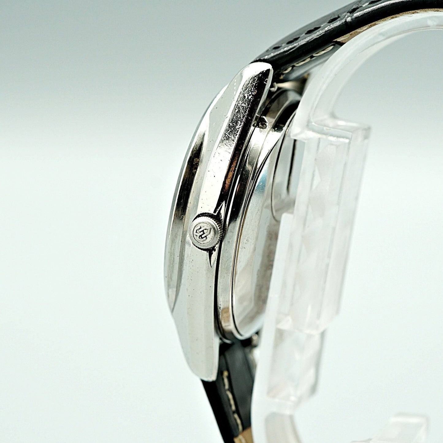 *Exc+5* Vintage 1970s SEIKO KING 4823-8000 Qz White Dial Round 36mm Mens Watch