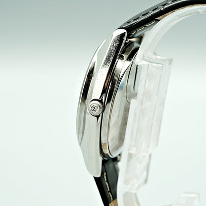 *Exc+5* Vintage 1970s SEIKO KING 4823-8000 Qz White Dial Round 36mm Mens Watch