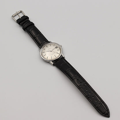 N MINT Vintage 1967 OMEGA Seamaster Cal.565 Automa Silver Round 34mm Mens Watch