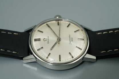 N MINT Vintage 1964 OMEGA Seamaster Cal.601 Hand Winding Silver 34mm Mens Watch