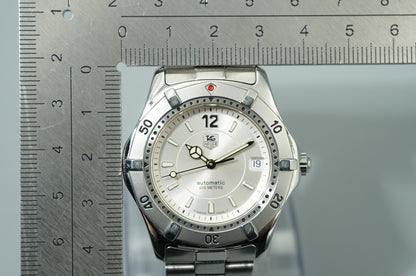 Vintage TAG HEUER 2000 Series Classic WK2116 Automa Silver 39mm Mens Watch