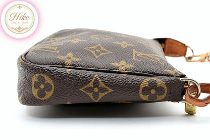 Louis Vuitton Pochette Accessoires Monogram Handbag M40712 Auth Condition *A #65