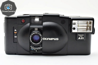 *NEAR MINT* Olympus XA2 Black A11 Flash Point & Shoot 35mm Film Camera JAPAN