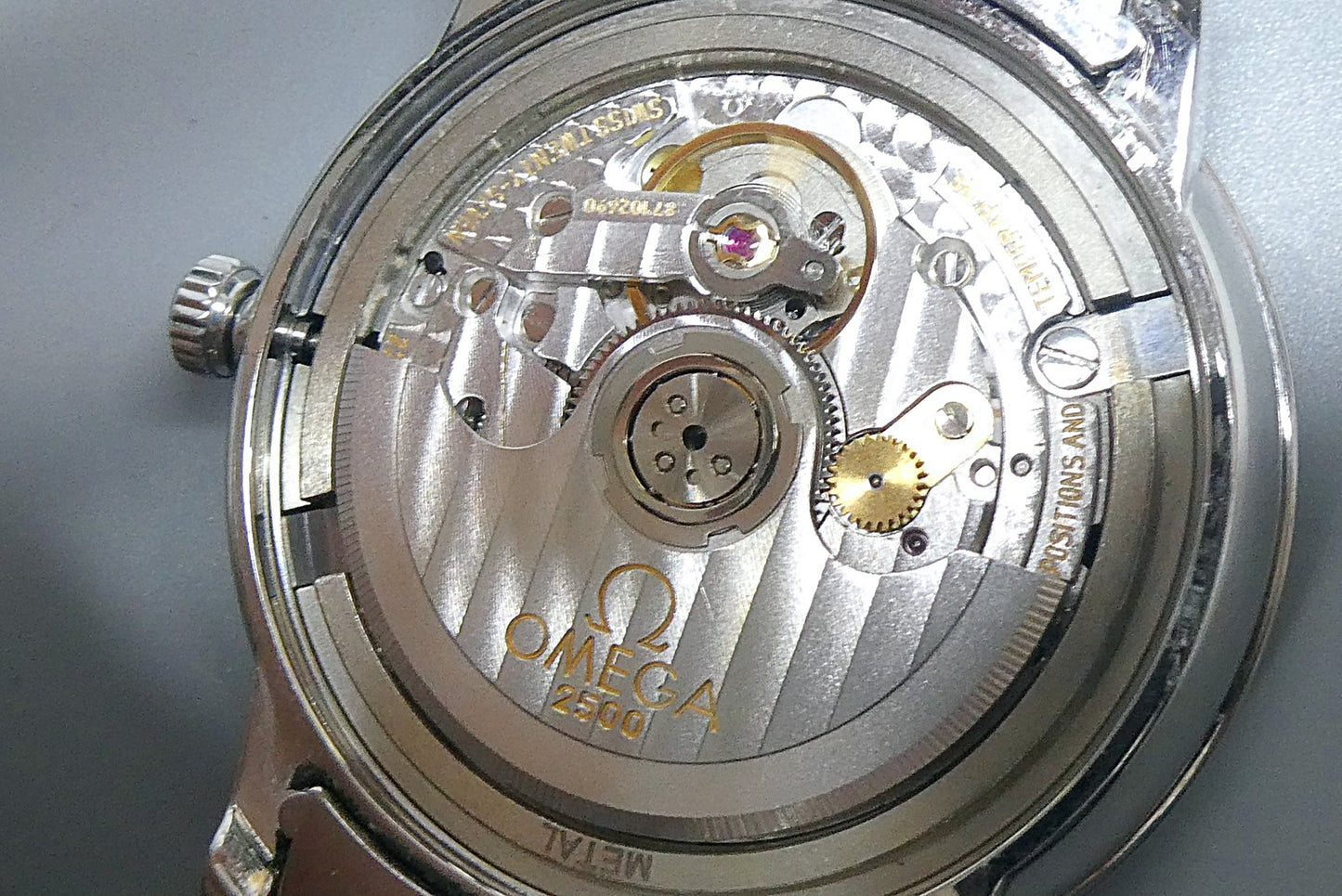 *Exc+5* OMEGA De Ville Prestige CO-AXIAL CHRONOMETER AT Black 37mm Mens Watch