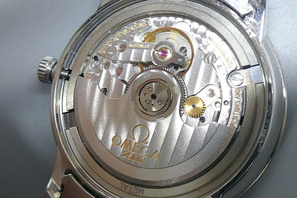 *Exc+5* OMEGA De Ville Prestige CO-AXIAL CHRONOMETER AT Black 37mm Mens Watch