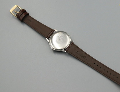 *Exc+4* "Vintage 1966" SEIKO Marvel 14025 Quartz White Dial Round Mens Watch