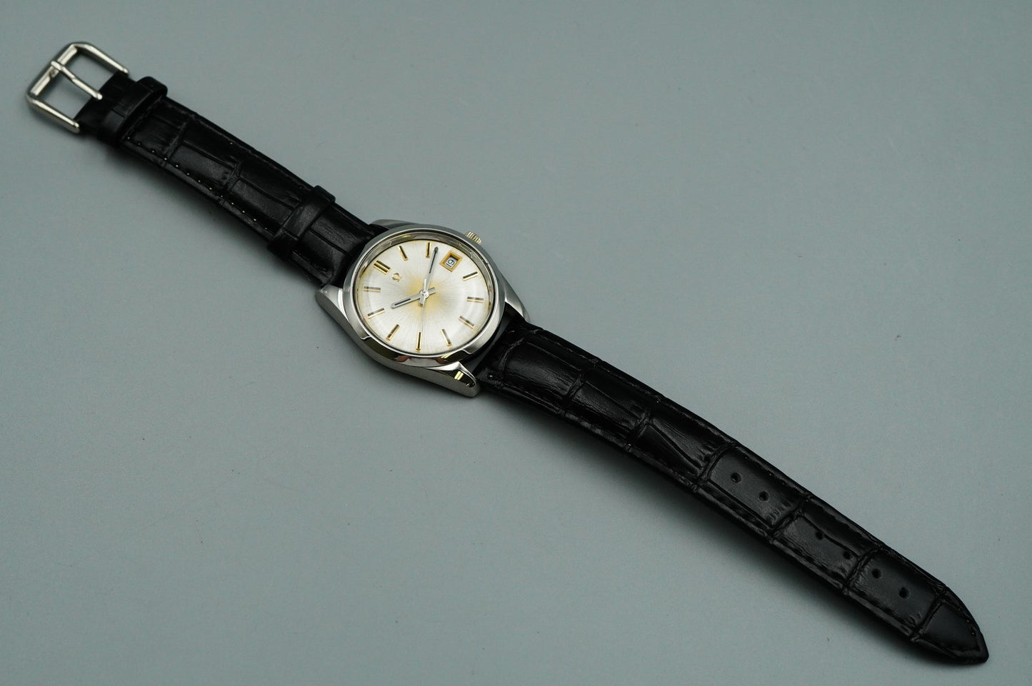 MINT 1970s OMEGA Cal.1011 Ref.168.0061 166.0172 Automatic Silver 35mm Mens Watch