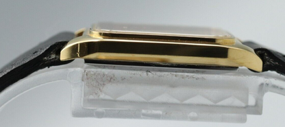 *Exc+5* Vintage OMEGA De Ville Hand Winding Gold Roman Dial Square Women Watch