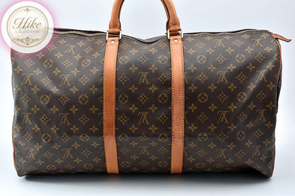 Louis Vuitton Keepall 55 Monogram Boston Bag M41424 Authentic Condition AB B0107