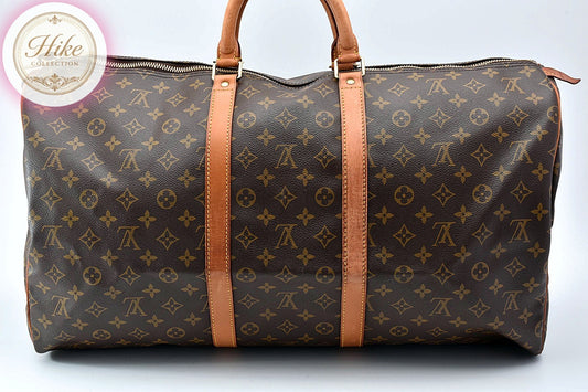 Louis Vuitton Keepall 55 Monogram Boston Bag M41424 Authentic Condition AB B0107