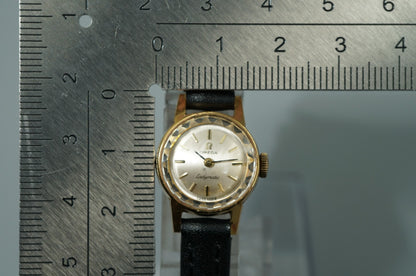 *N MINT* Vintage 1966 OMEGA Ladymatic Cal.661 Automatic Silver 17mm Women Watch