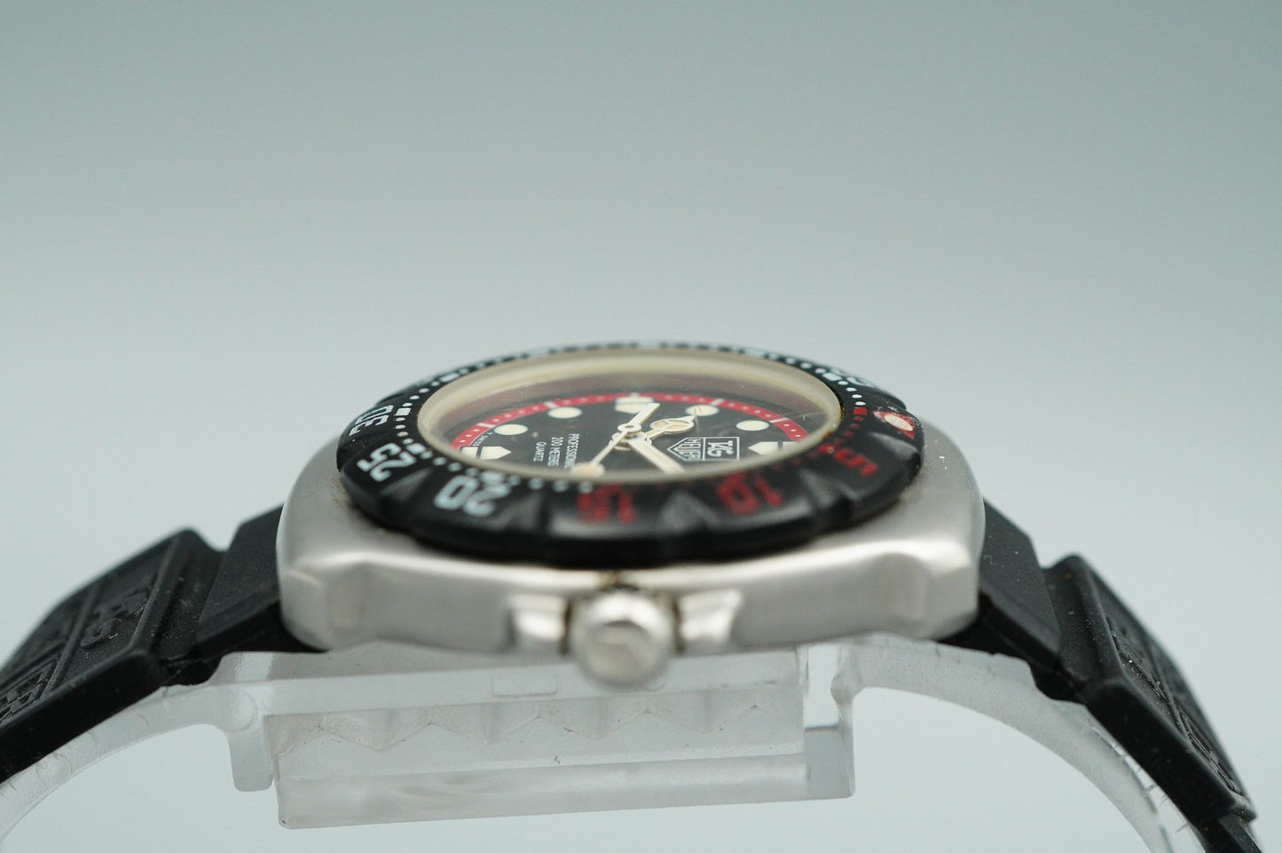 *Exc+5* Vintage 1990s TAG Heuer Formula 1 374.508 Quartz Black 28mm Women Watch