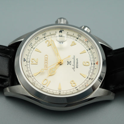 *MINT Box & Paper* SEIKO Prospex Alpinist 6R35-00E0 Automa White 39mm Mens Watch