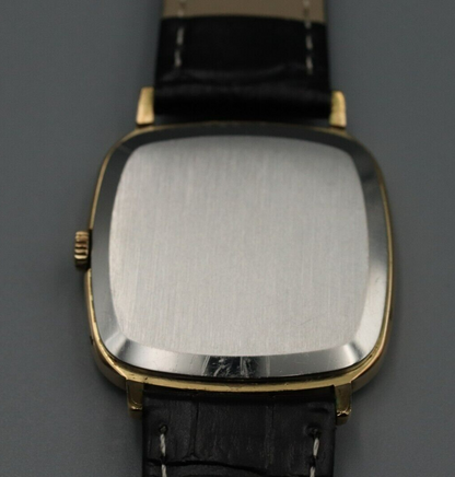 *Exc+5* Vintage OMEGA De Ville Cal.625 Hand Winding Gold Dial Square Mens Watch