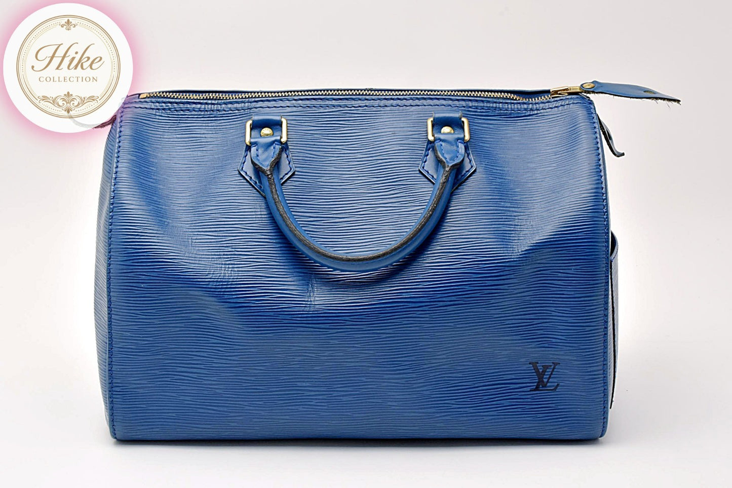 Louis Vuitton Speedy 30 Epi Toledo Blue Handbag M43005  Authentic Condition *SA*