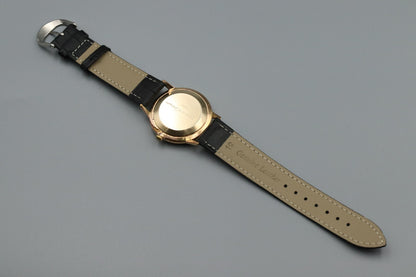 *Exc+5* Vintage SEIKO Crown J15003 Hand Winding Gold Dial 21J Round Mens Watch