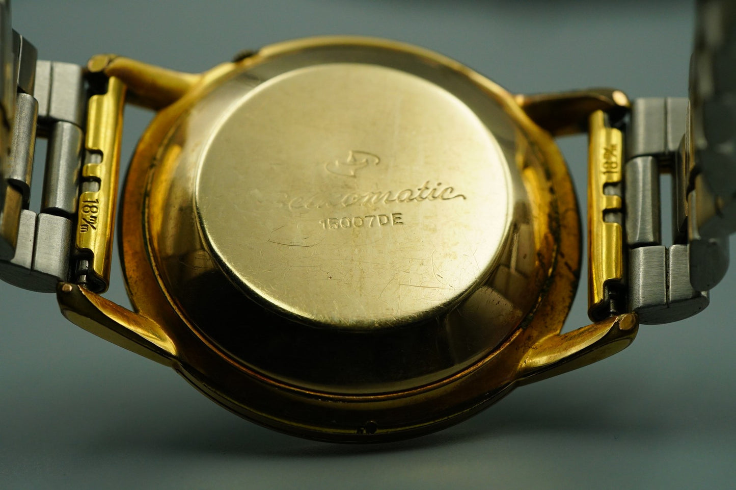 *Exc+5* Vintage SEIKO matic 15007DE Automatic Silver Dial Round 36mm Mens Watch