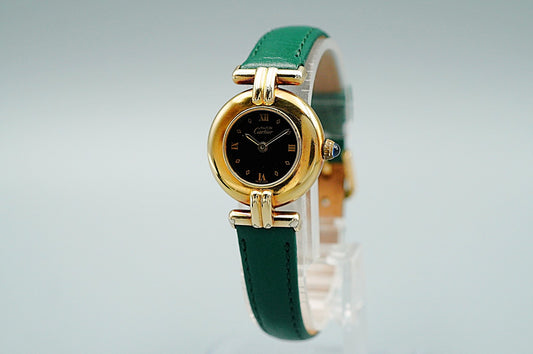 *NEAR MINT* Vintage Cartier Must de Cartier Colisee 590002 Qz 24mm Women Watch