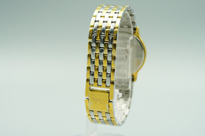 *Exc+5* Vintage 1984 SEIKO Dolce 9530-6000 Qz Gold Round 31mm Mens Watch