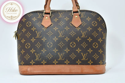Louis Vuitton Alma PM Monogram Brown Handbag M51130 Ladies Authentic #B0004