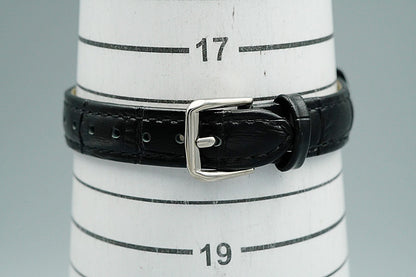 RARE *N MINT* Vintage OMEGA Seamaster pie pan Dial Cal.1380 Qz 25mm Women Watch
