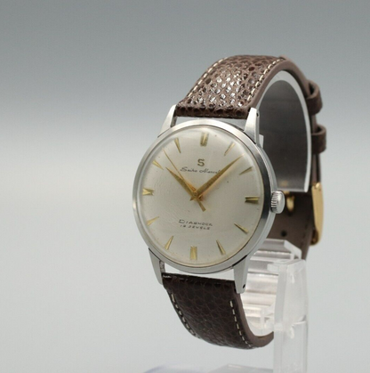 *Exc+4* "Vintage 1966" SEIKO Marvel 14025 Quartz White Dial Round Mens Watch