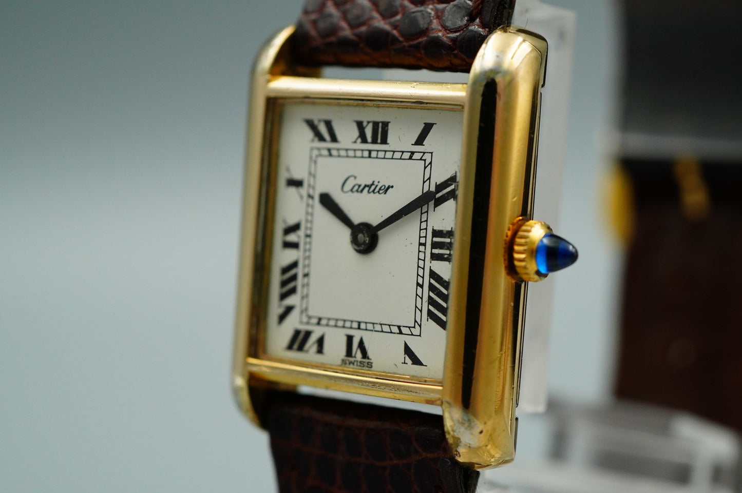 *NEAR MINT* Cartier Tank Hand Winding White Dial Tank 21 mm Women,Ladies Watch