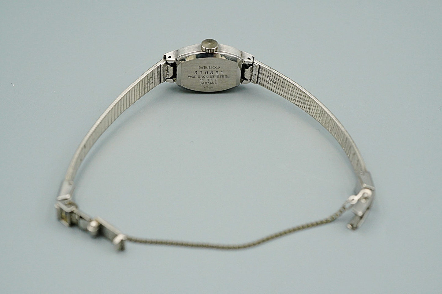 *N MINT* Vintage 1973 SEIKO 11-3360 Hand Winding Silver Dial 15 mm Women Watch