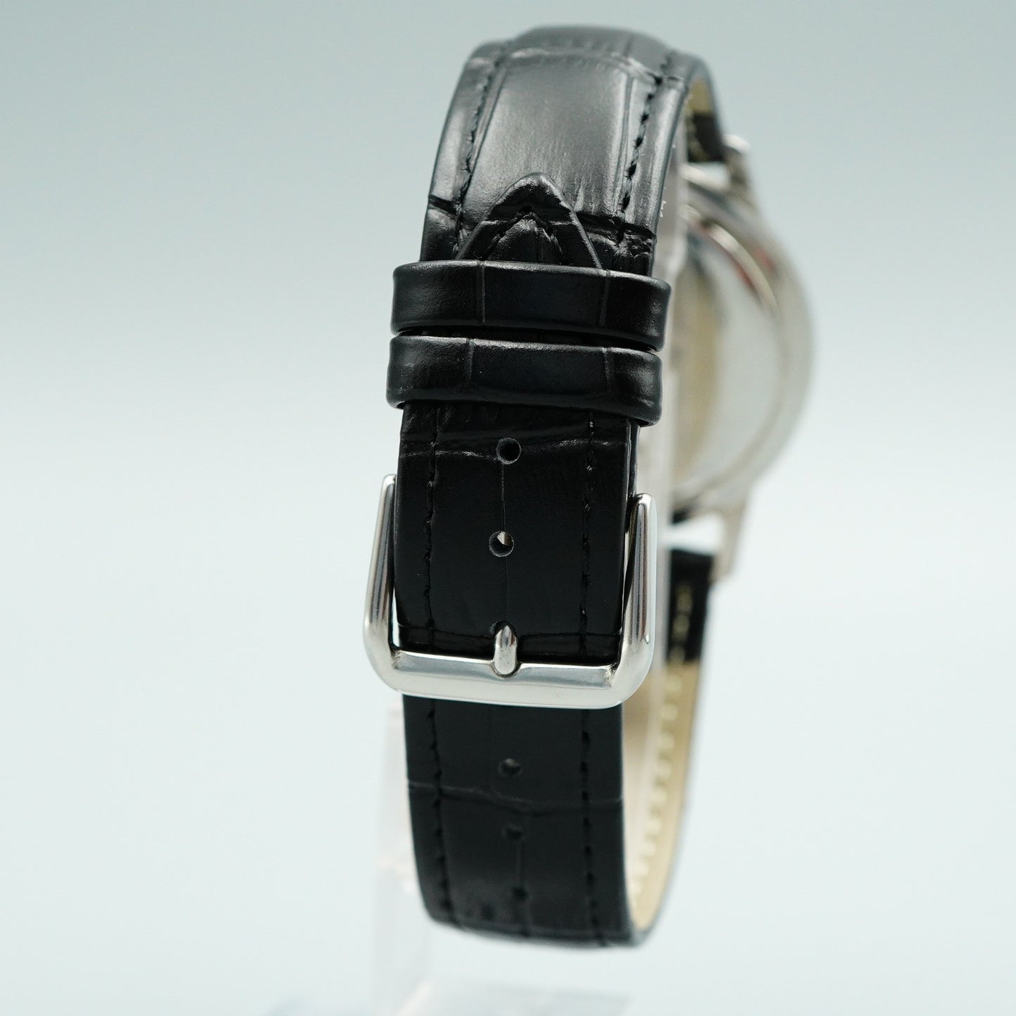 *Exc+5* Vintage SEIKO SKYINER J15006E Hand Winding White Round 36mm Mens Watch