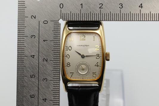 *Exc+5* Vintage HAMILTON Bolton 6186 Hand Winding Silver Dial Women Watch
