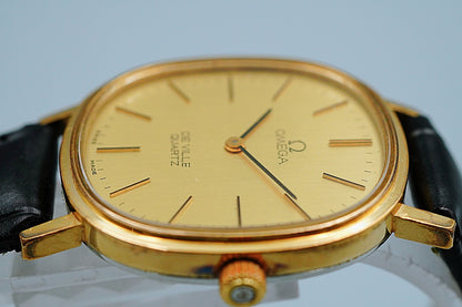 *Exc+5* Vintage 1978 OMEGA De Ville Cal.1330 Ref.MD 191.0046 Qz 15mm Mens Watch