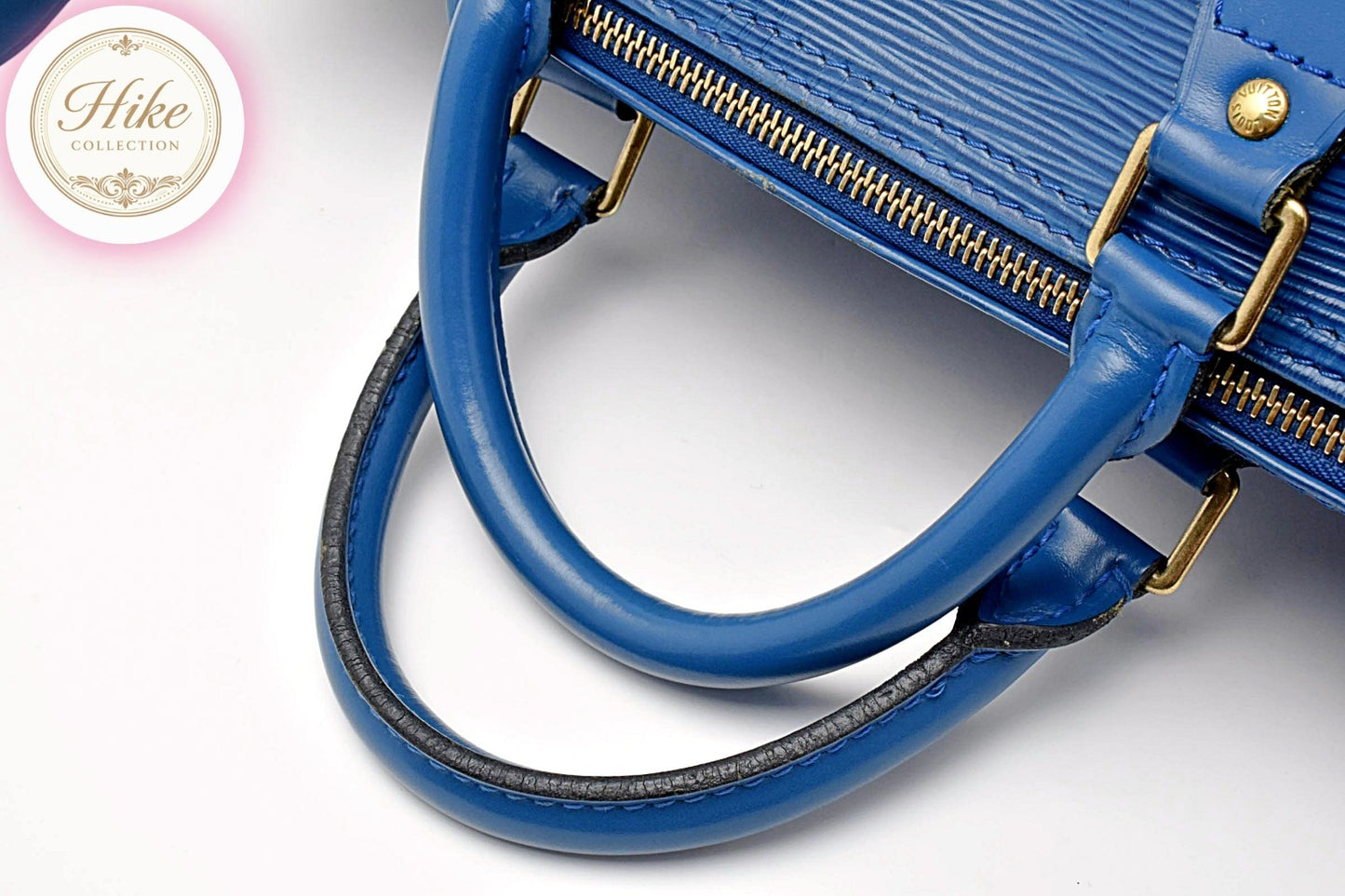 Louis Vuitton Speedy 30 Epi Toledo Blue Handbag M43005  Authentic Condition *SA*