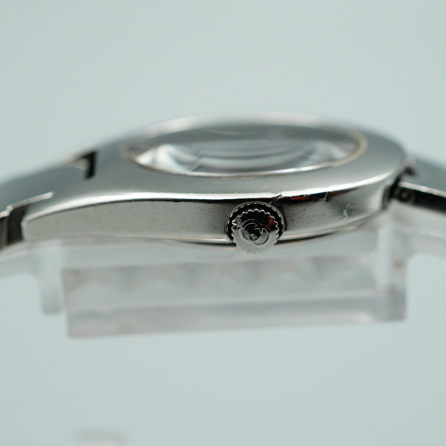 *Exc+5* GUCCI 6700L Quartz Black Dial Round 26mm Women,Ladies Watch
