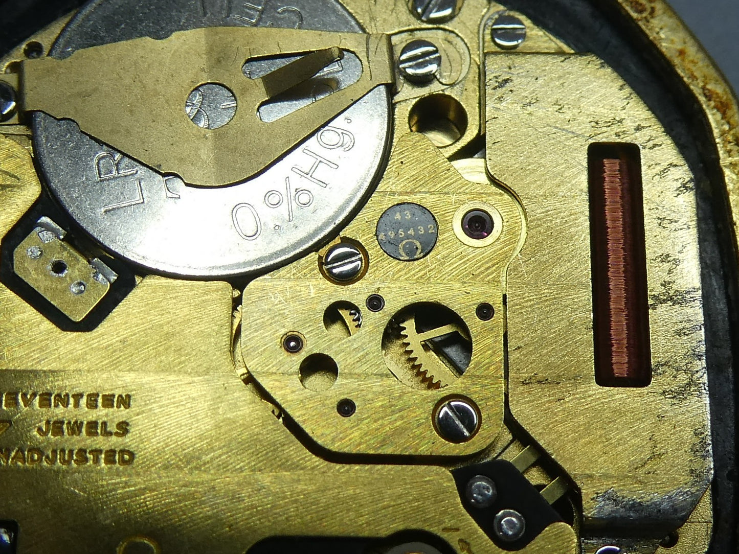 *Exc+4* Vintage 1970 OMEGA De Ville Cal.1332 Quartz Gold Octagon 31mm Mens Watch