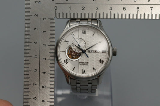 *MINT Box* SEIKO Presage 4R39-00W0 Automatic White Dial Mens Watch From JAPAN