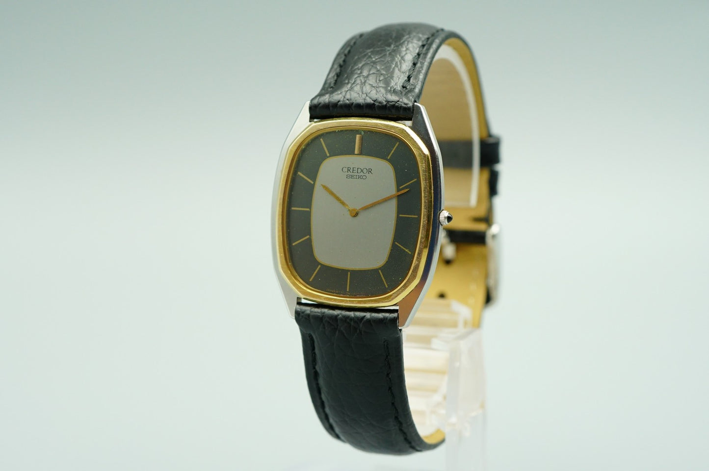 *Exc+5* 14K Vintage 1978 SEIKO CREDOR 6730-5081 Qz Gray Square 29mm Women Watch