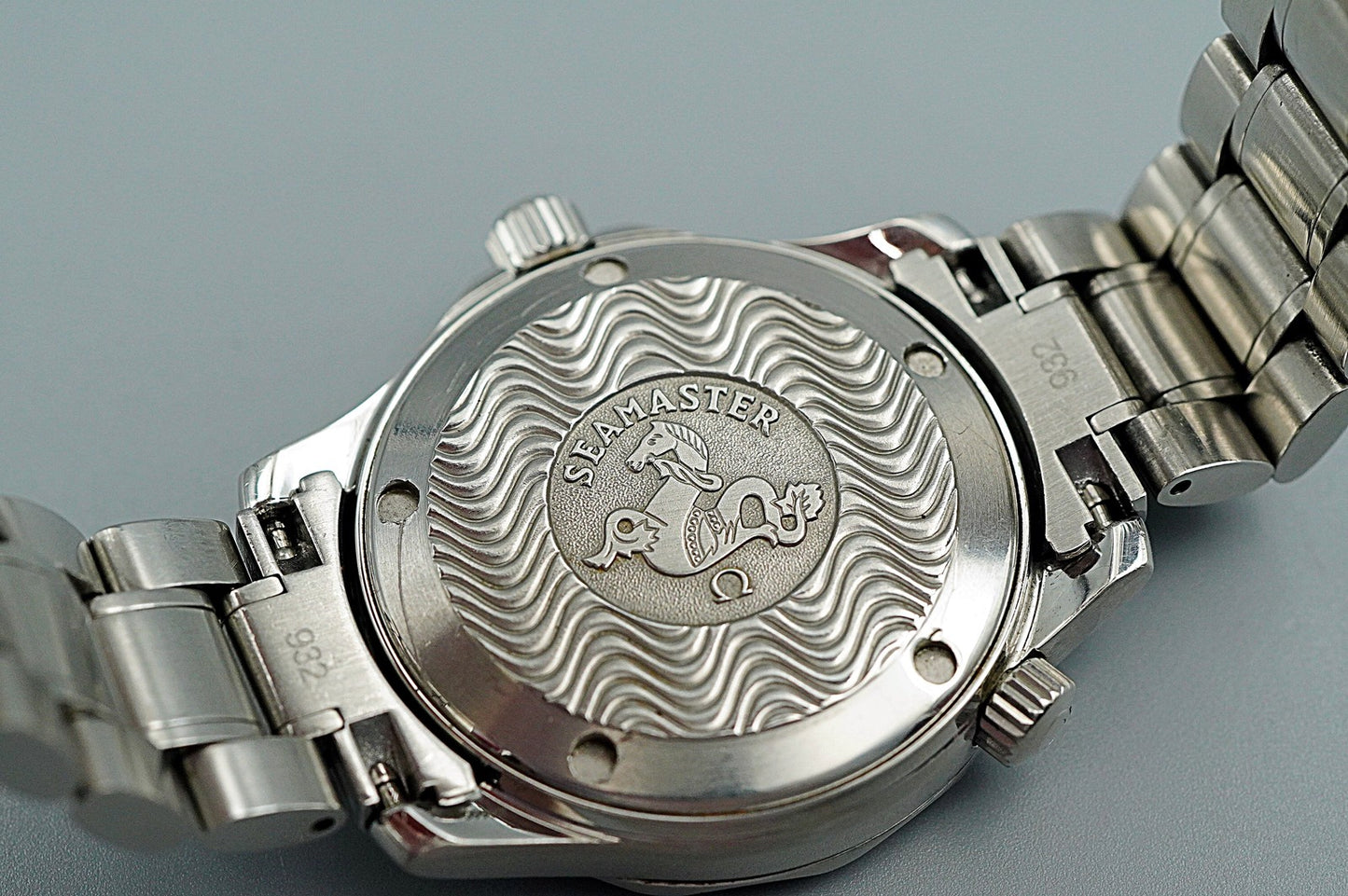 N MINT 1998 OMEGA Seamaster 300m  Cal.1538 Ref.196.1641 Qz Black 36mm Mens Watch