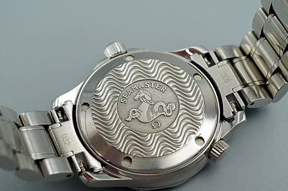 N MINT 1998 OMEGA Seamaster 300m  Cal.1538 Ref.196.1641 Qz Black 36mm Mens Watch