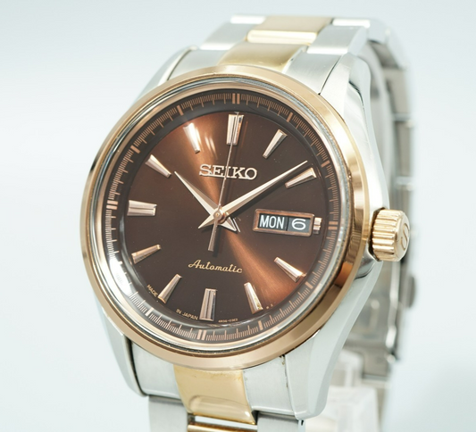 *NEAR MINT* SEIKO Presage 4R36-03H0 Automatic Brown Dial Round 42mm Mens Watch