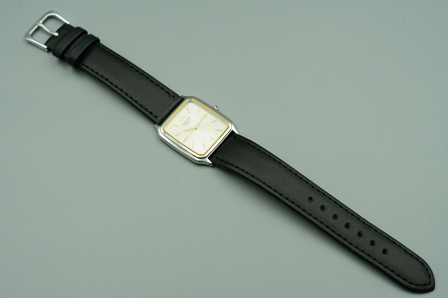 Vintage 1989 SEIKO CREDOR GCAR009 8J81-5020 Qz Cream Square 27mm Women Watch