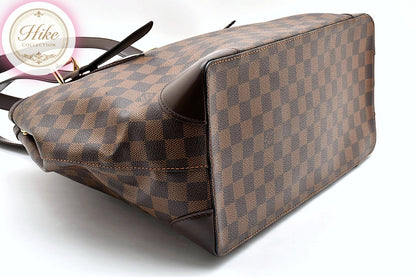 Louis Vuitton Hampstead MM Damier Ebene Tote Bag N51204 Authentic *AB* B0098