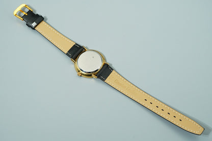 Exc+5  Vintage 1970s OMEGA De Ville Cal.1330 Ref.191 Qz Gold 34mm Mens Watch