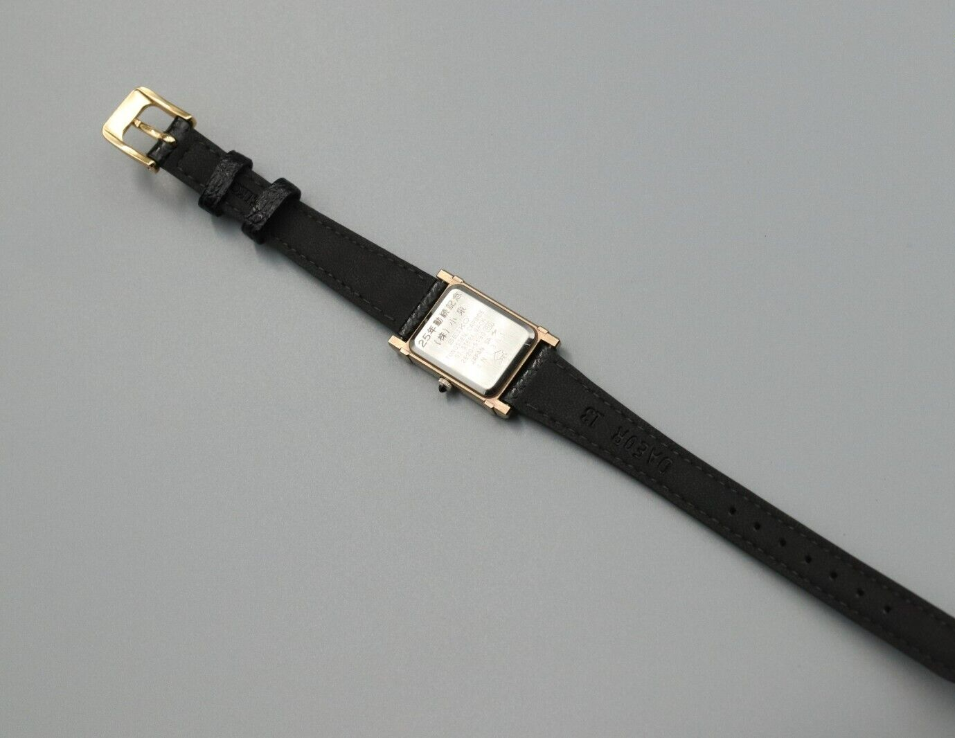 *MINT* Vintage SEIKO Exceline 2E20-5190 Quartz Gold Dial Tank Women Watch